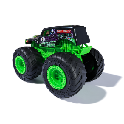 Monster Jam 1:24 Grave Digger Lights & Sounds Truck – Official Monster Jam Toy
