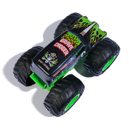 Monster Jam 1:24 Grave Digger Lights & Sounds Truck – Official Monster Jam Toy