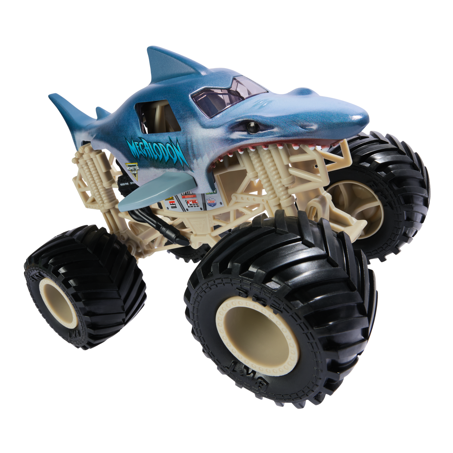 🦈 Monster Jam 1:24 Scale Die-Cast Collector Truck – Megalodon