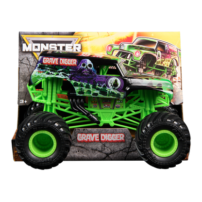 💀 Monster Jam 1:24 Scale Die-Cast Collector Truck – Grave Digger