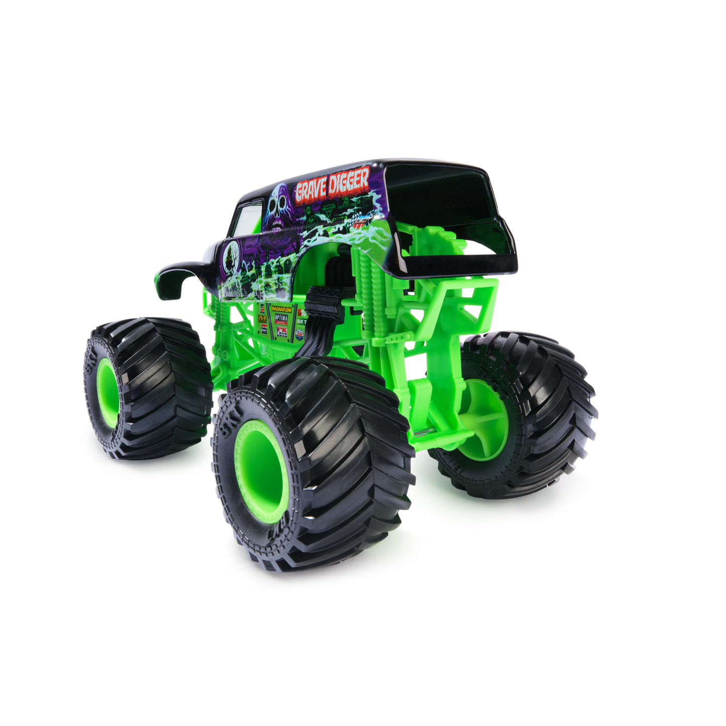 💀 Monster Jam 1:24 Scale Die-Cast Collector Truck – Grave Digger