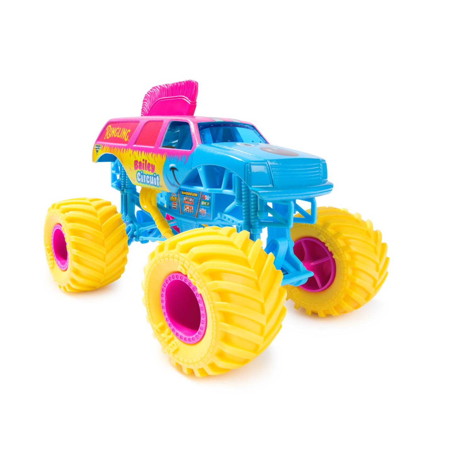 🤡 Monster Jam 1:24 Scale Die‑Cast Collector Truck – “Bailey Circuit”