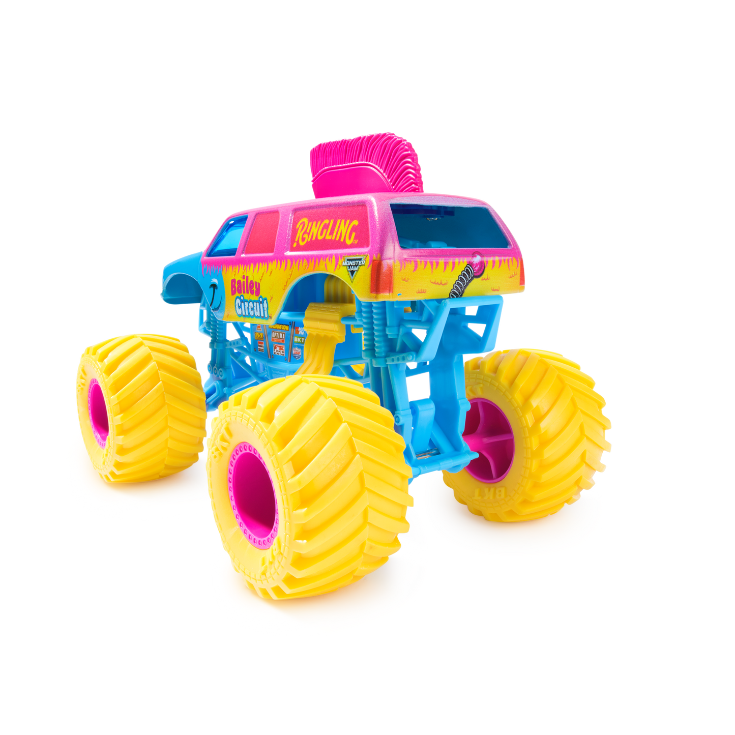 🤡 Monster Jam 1:24 Scale Die‑Cast Collector Truck – “Bailey Circuit”