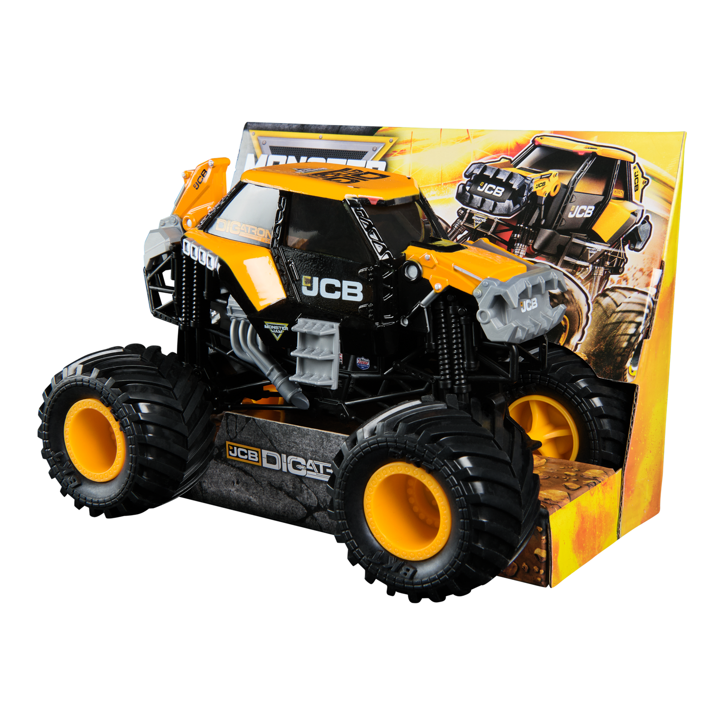 ⚙️ Monster Jam Official JCB DIGatron 1:24 Scale Die‑Cast Truck