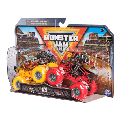 Monster Jam, Official Knightmare vs Norther Nightmare : Series 31 :: Die-Cast Monster Trucks, 1:64 Scale, Kids Toys for Boys Ages 3 and up