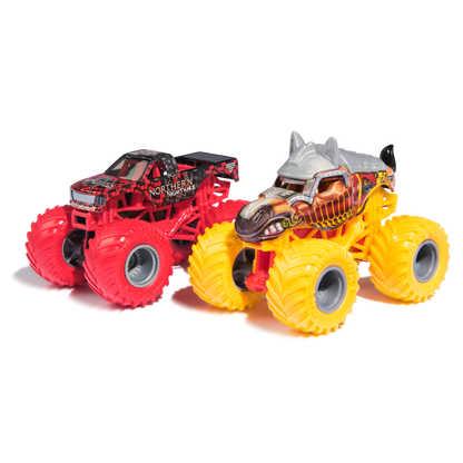 Monster Jam, Official Knightmare vs Norther Nightmare : Series 31 :: Die-Cast Monster Trucks, 1:64 Scale, Kids Toys for Boys Ages 3 and up