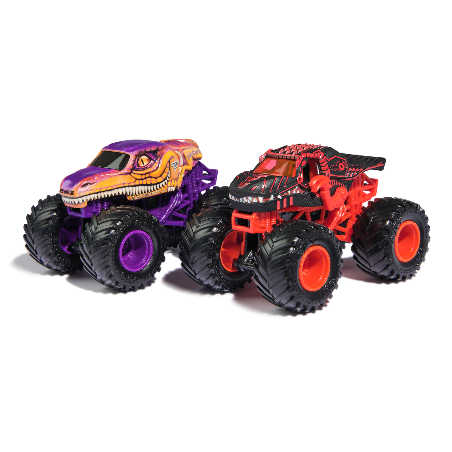 Monster Jam, Official Thunderoarus VS Velociraptor : Series 31 :: Die-Cast Monster Trucks, 1:64 Scale, Kids Toys for Boys Ages 3 and up