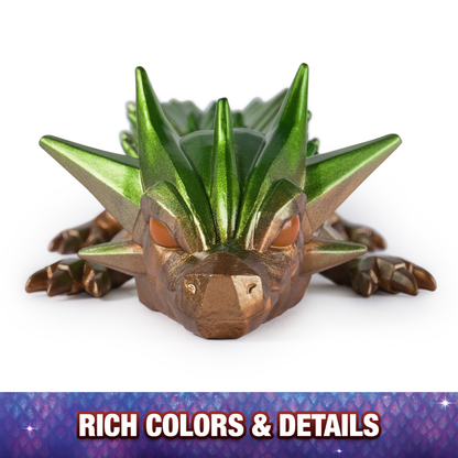 CrystaLynx Dragons – 12.5” Collectible Articulated Dragon & Blind Box Egg