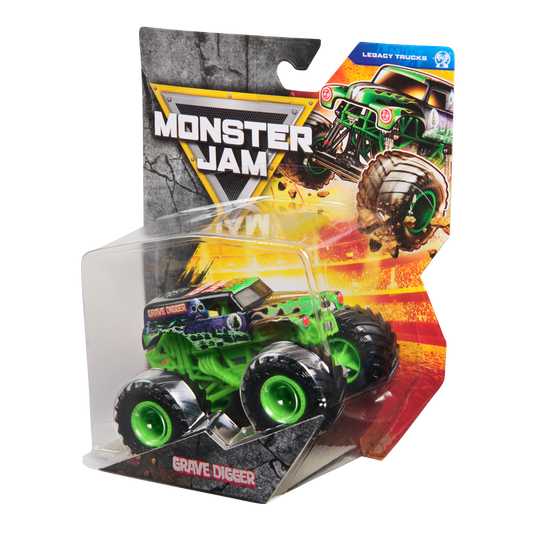 Monster Jam 1:64 Grave Digger Die-Cast Truck – Official Monster Jam Toy