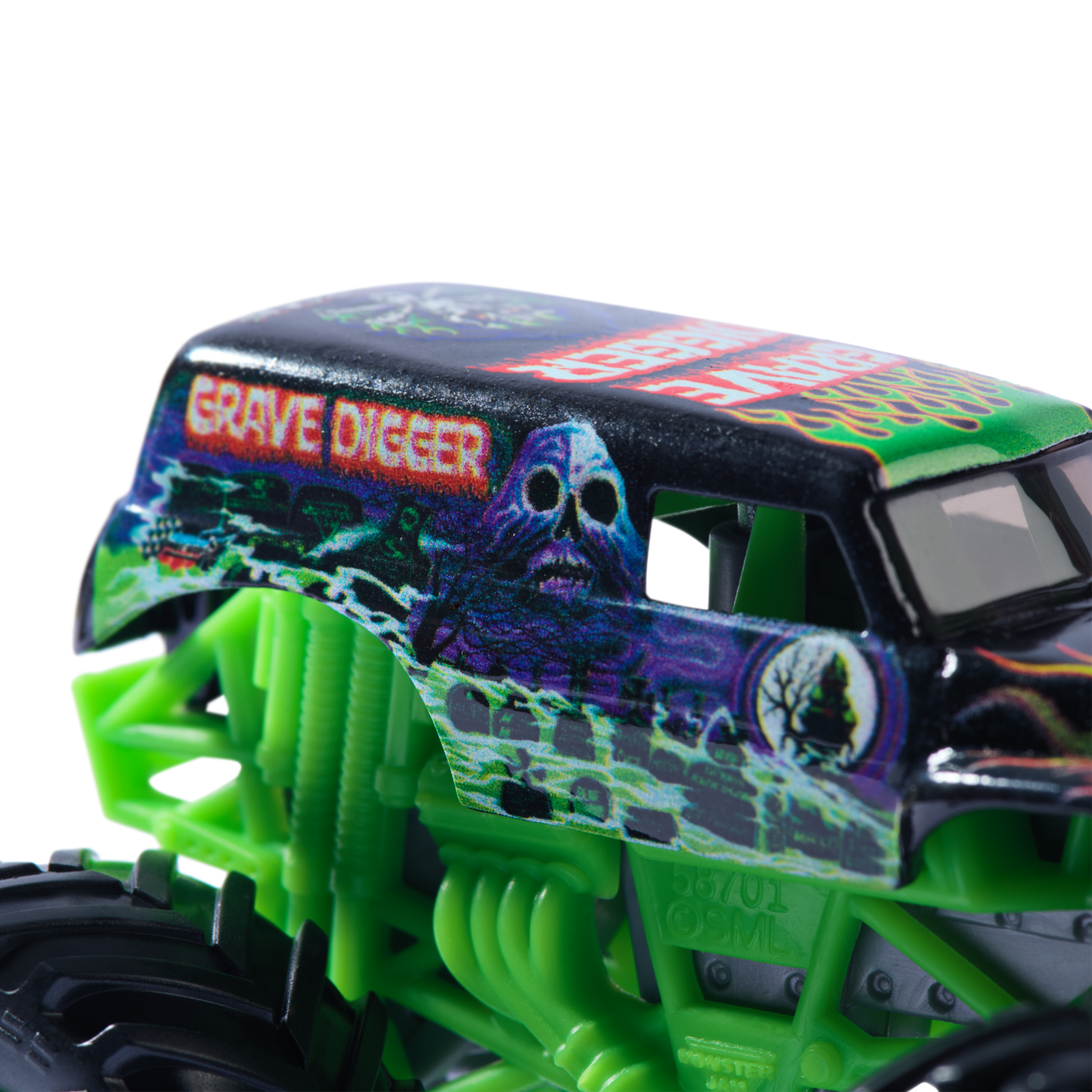 Monster Jam 1:64 Grave Digger Die-Cast Truck – Official Monster Jam Toy