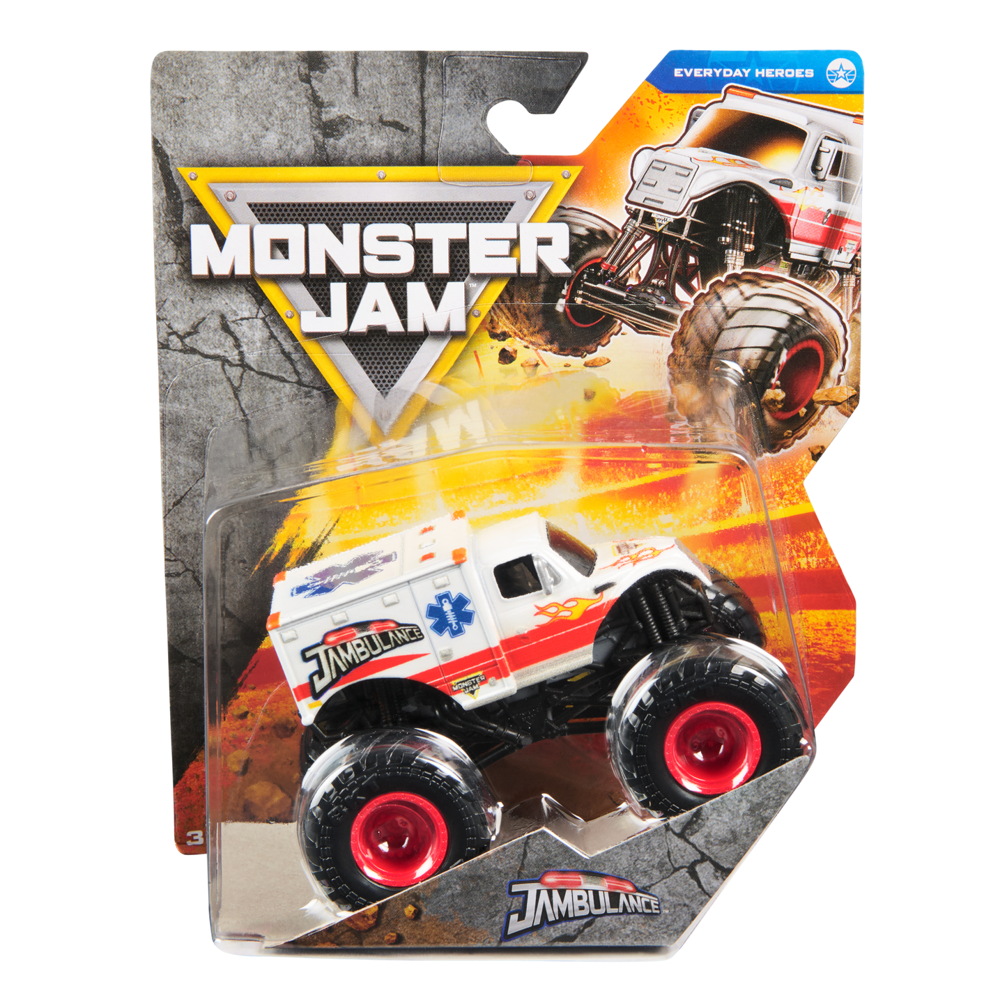 Monster Jam 1:64 Jambulance Die-Cast Truck – Official Monster Jam Toy