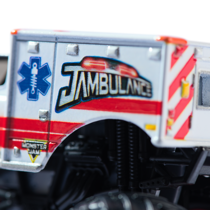 Monster Jam 1:64 Jambulance Die-Cast Truck – Official Monster Jam Toy