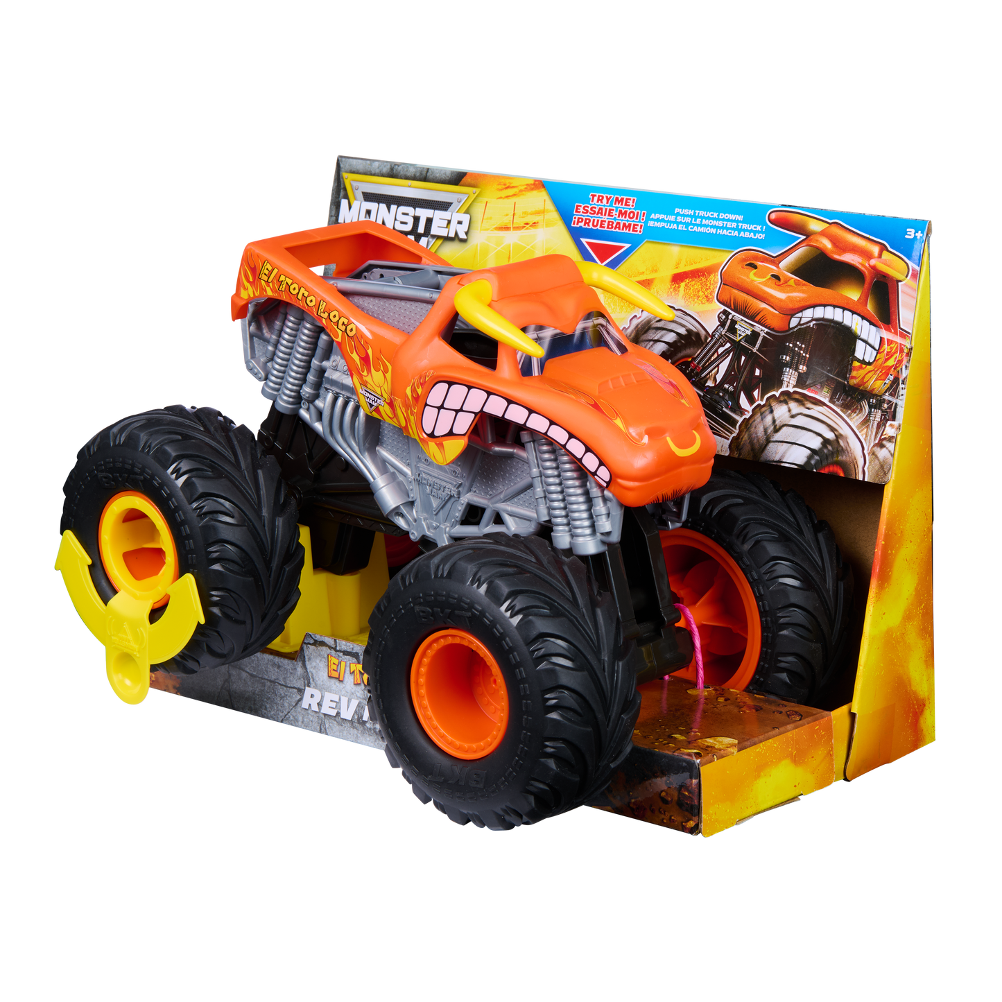 Monster Jam 1:18 Rev 'n Roar - Kids Toy, Ages 3 and up