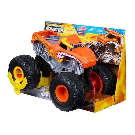 Monster Jam 1:18 Rev 'n Roar - Kids Toy, Ages 3 and up