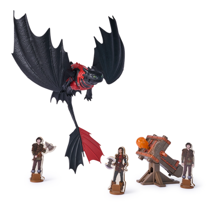 DreamWorks Dragons Blazing Battles Toothless Cannon Attack Playset