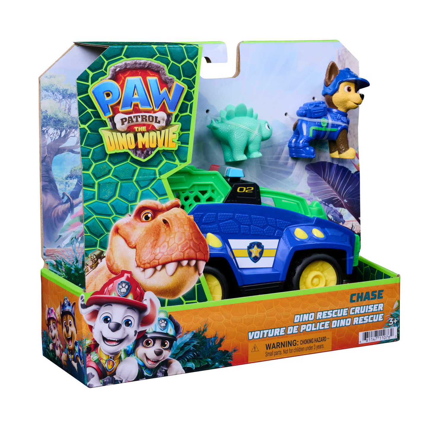 PAW Patrol: The Dino Movie, Chase Dino Rescue Cruiser with Figure