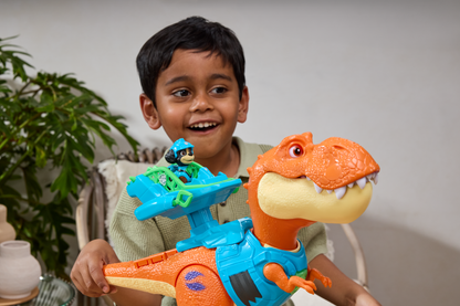 PAW Patrol: The Dino Movie, Roar & Explore Timmy Dinosaur with Rex Figure