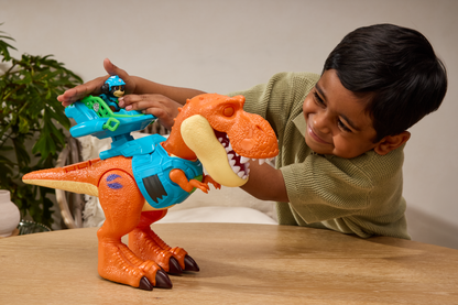 PAW Patrol: The Dino Movie, Roar & Explore Timmy Dinosaur with Rex Figure