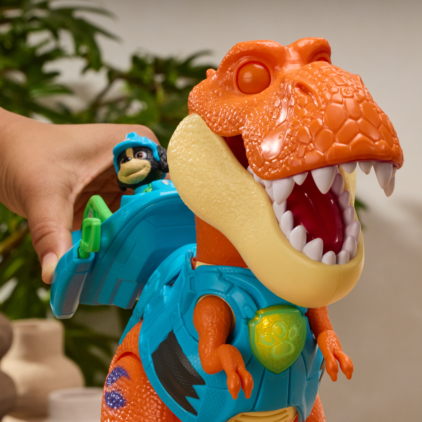 PAW Patrol: The Dino Movie, Roar & Explore Timmy Dinosaur with Rex Figure