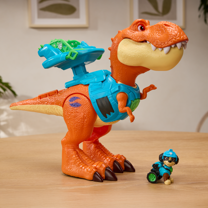 PAW Patrol: The Dino Movie, Roar & Explore Timmy Dinosaur with Rex Figure