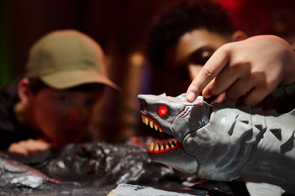 Primal Hatch Megalodon Interactive Hatching Egg Shark Toy with Reusable Tank