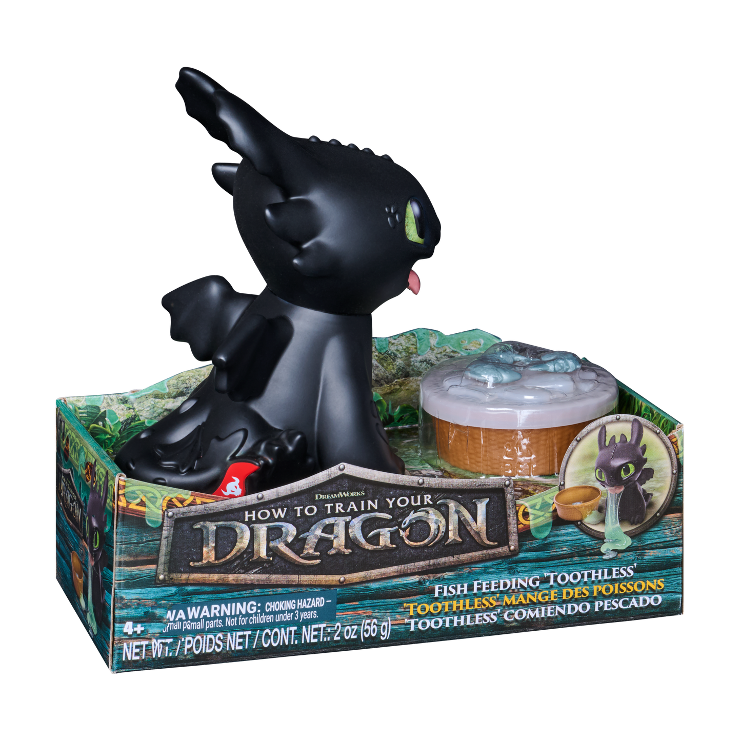 How to Train Your Dragon Fish Feeding Toothless Interactive Toy
