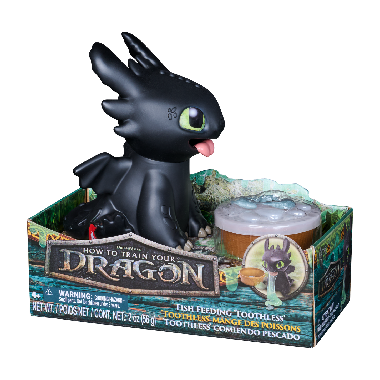 How to Train Your Dragon Fish Feeding Toothless Interactive Toy