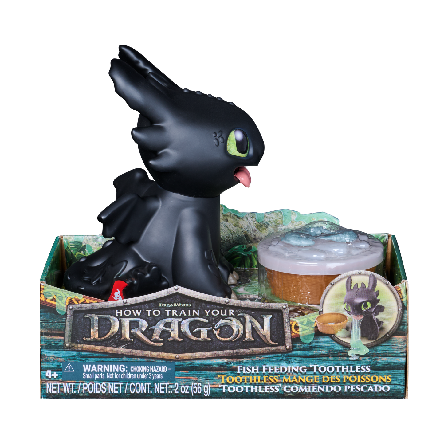 How to Train Your Dragon Fish Feeding Toothless Interactive Toy