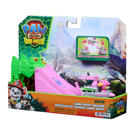 Paw Patrol Dino Movie DINO Pup Squad Jump Flip Asst - Kids Toy, Ages 3 and up