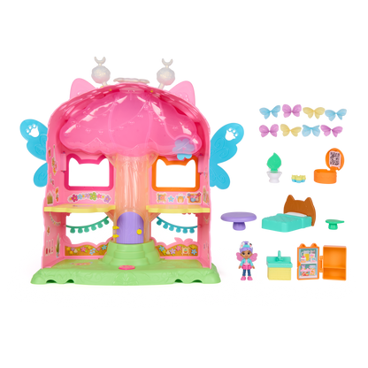 Gabby's Dollhouse Fairylandia Flutter Magic Fairy Playset with Gabby Figure