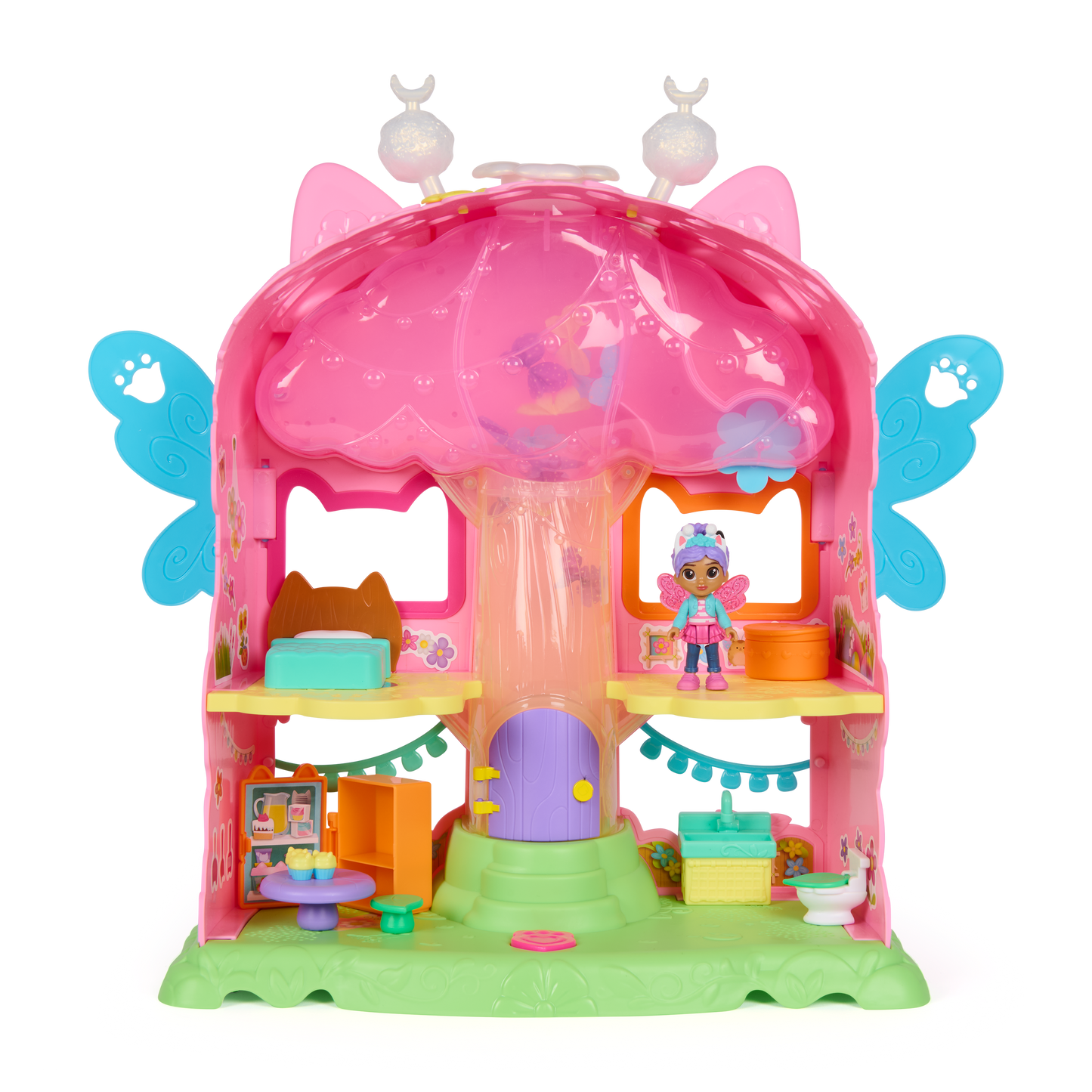 Gabby's Dollhouse Fairylandia Flutter Magic Fairy Playset with Gabby Figure