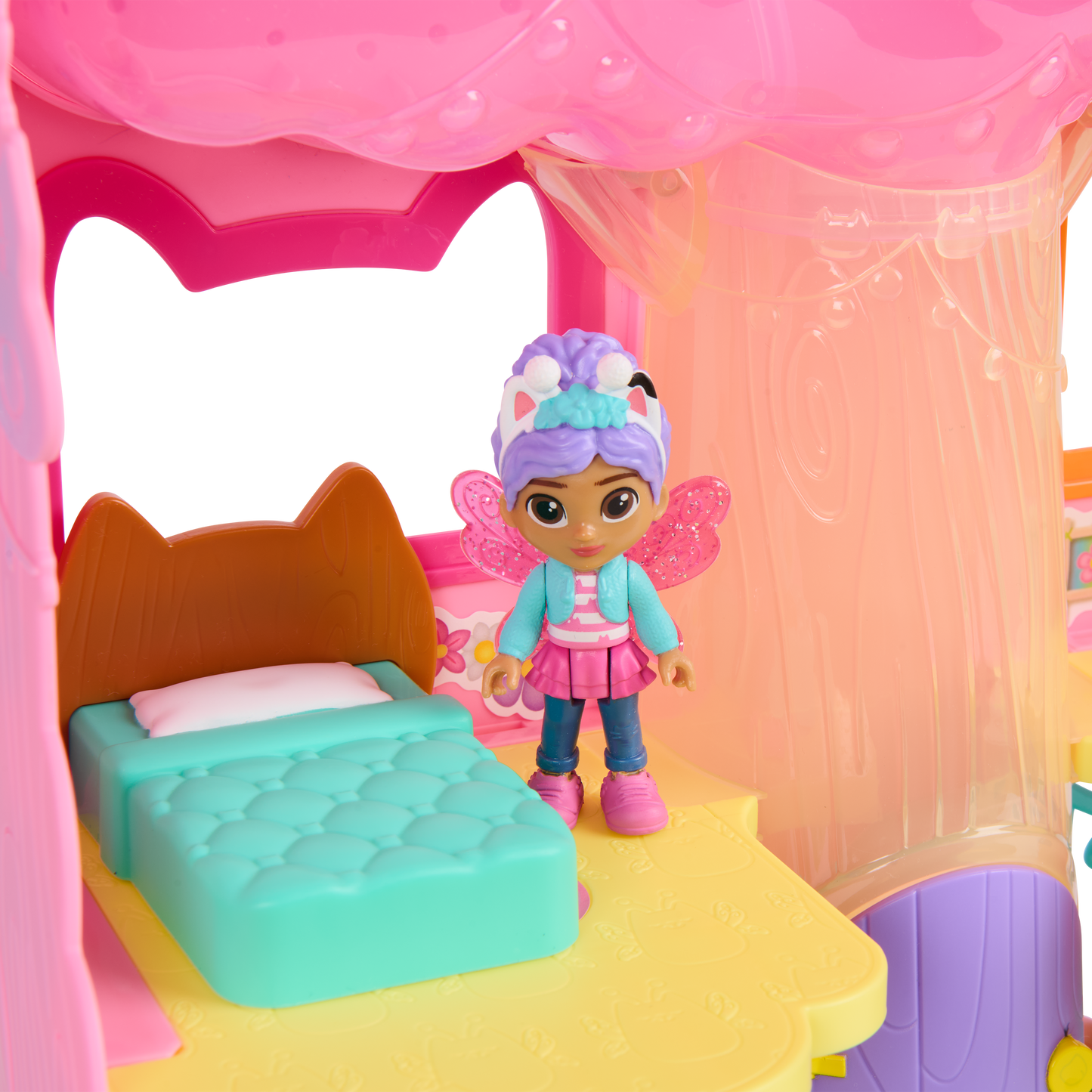 Gabby's Dollhouse Fairylandia Flutter Magic Fairy Playset with Gabby Figure