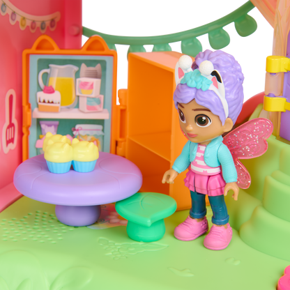 Gabby's Dollhouse Fairylandia Flutter Magic Fairy Playset with Gabby Figure