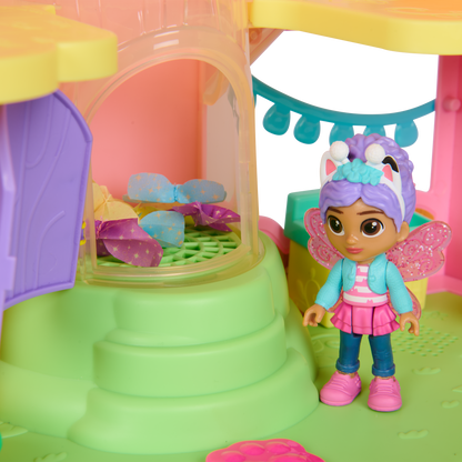 Gabby's Dollhouse Fairylandia Flutter Magic Fairy Playset with Gabby Figure