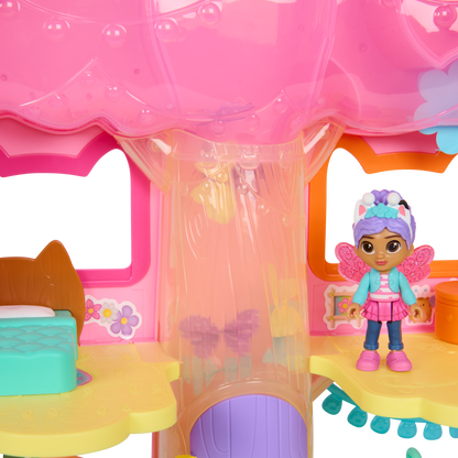 Gabby's Dollhouse Fairylandia Flutter Magic Fairy Playset with Gabby Figure