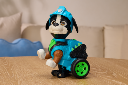 PAW Patrol: The Dino Movie, Rippin' Rescue Rex Pull-Back Action Figure