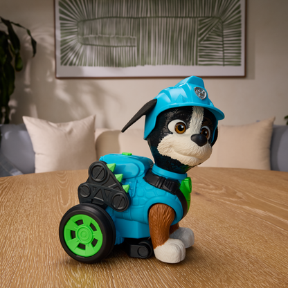 PAW Patrol: The Dino Movie, Rippin' Rescue Rex Pull-Back Action Figure