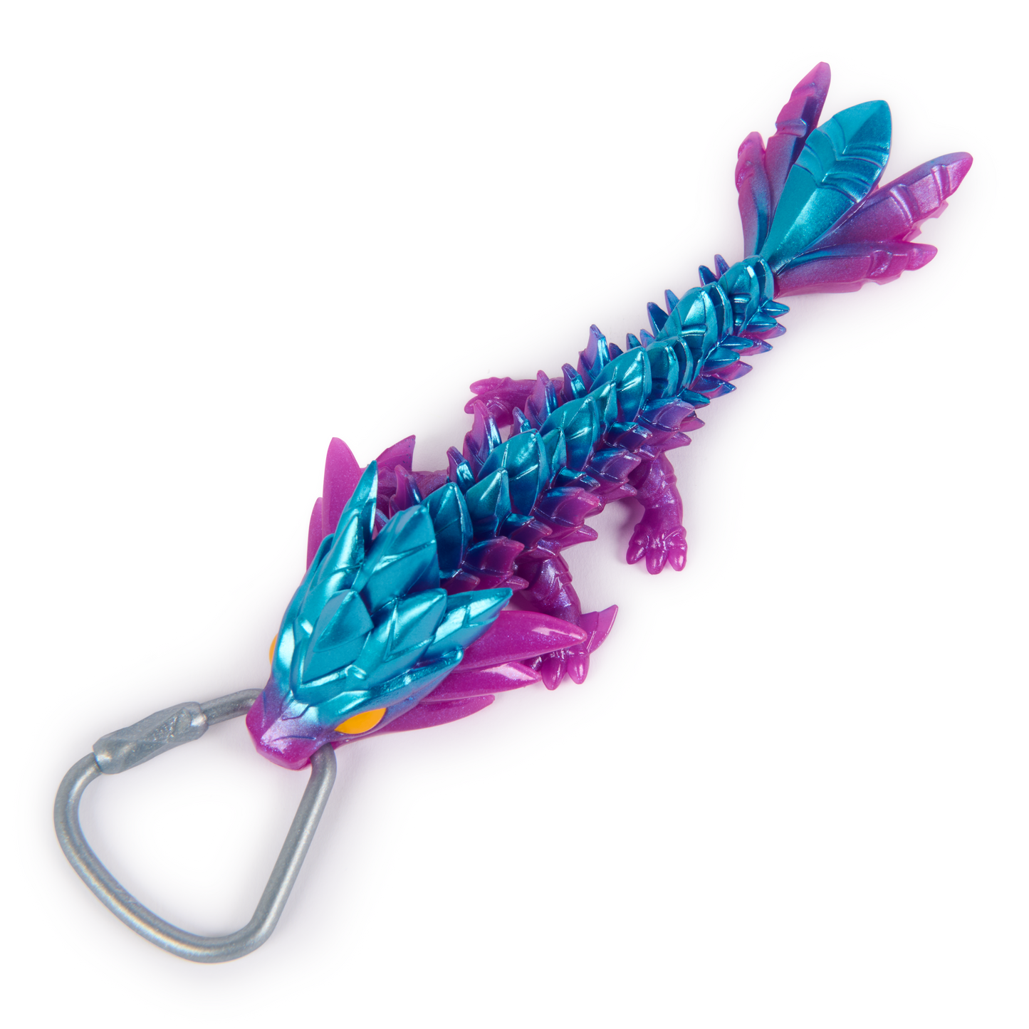 CrystaLynx Dragons Keychains – Collectible Articulated Mini Dragon Clip-On