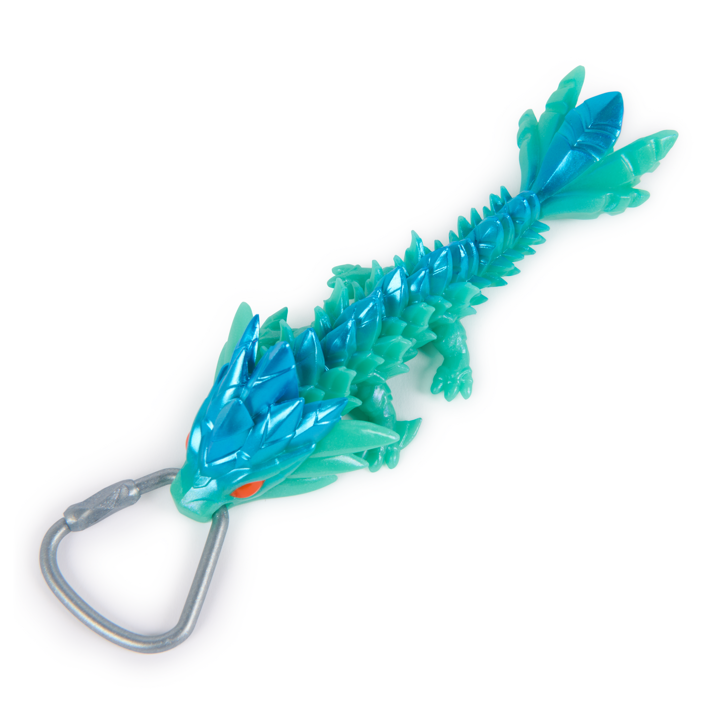 CrystaLynx Dragons Keychains – Collectible Articulated Mini Dragon Clip-On