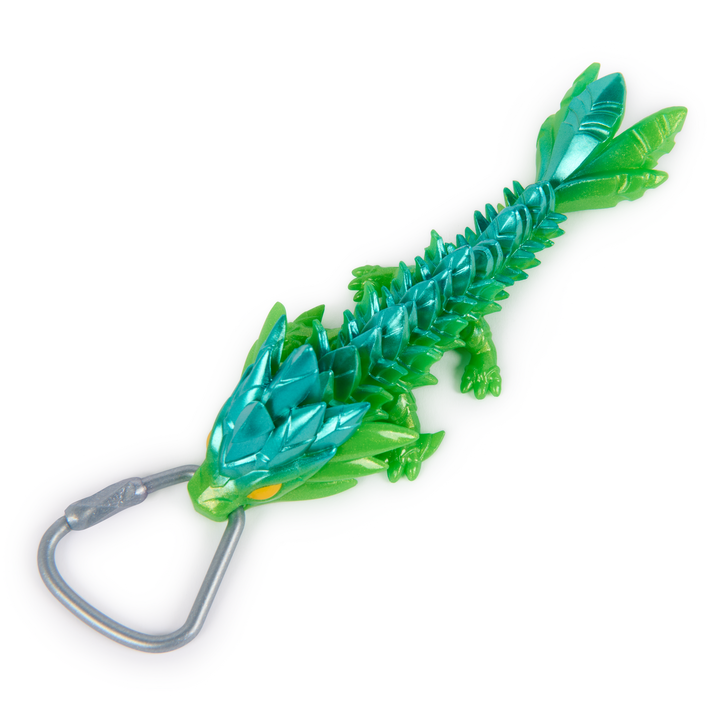 CrystaLynx Dragons Keychains – Collectible Articulated Mini Dragon Clip-On
