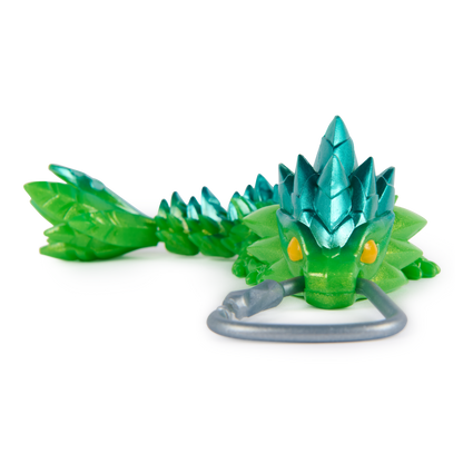 CrystaLynx Dragons Keychains – Collectible Articulated Mini Dragon Clip-On