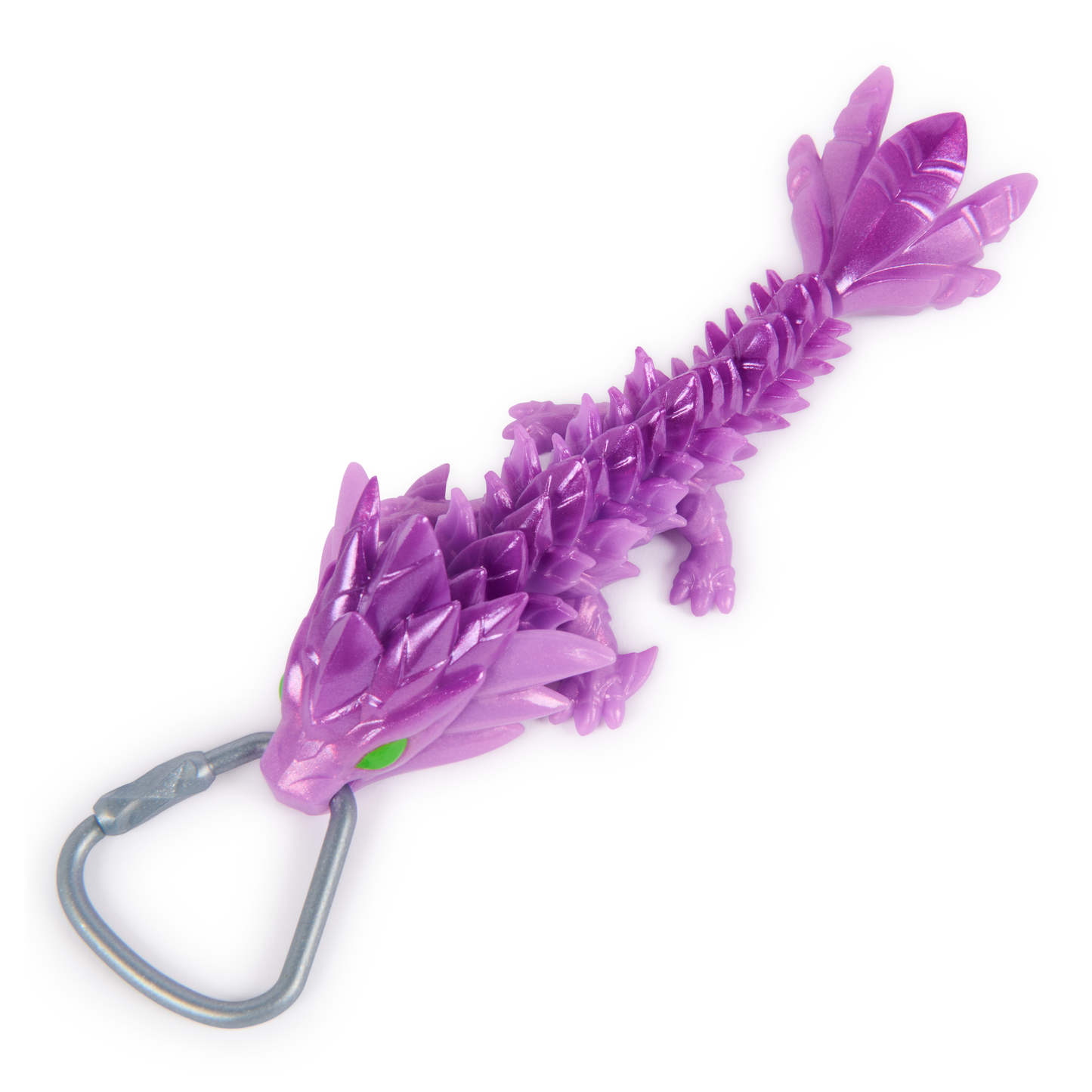 CrystaLynx Dragons Keychains – Collectible Articulated Mini Dragon Clip-On