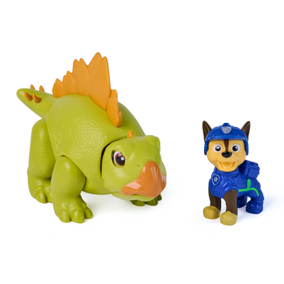 PAW Patrol: The Dino Movie, Roaring Pup Pals Chase with Stegosaurus Figure