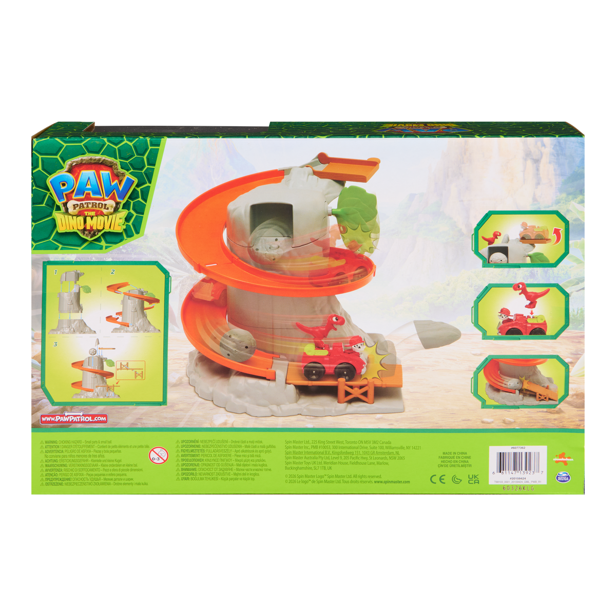 Paw Patrol Jungle Rockslide Rescue Playset -ACTION VERSION - Kids Toy, Ages 3 and up