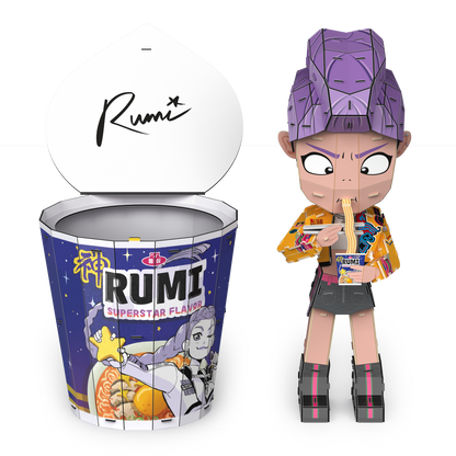 4D Build KPop Demon Hunters Rumi in Ramyeon Cup 3D Puzzle Model Kit