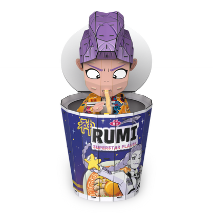 4D Build KPop Demon Hunters Rumi in Ramyeon Cup 3D Puzzle Model Kit