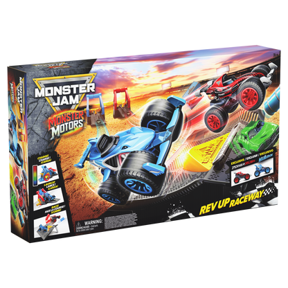 Monster Jam 1:64 Monster Motors Playset  - Kids Toy, Ages 3 and up