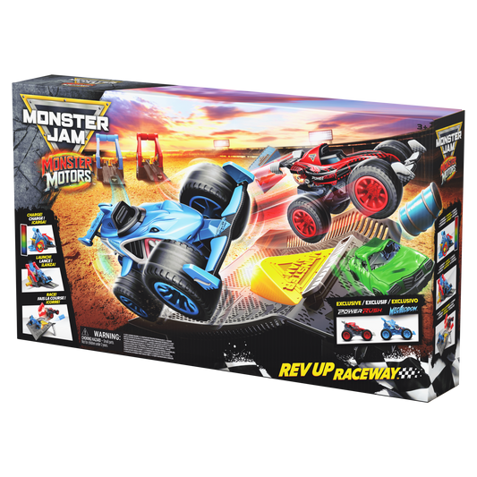 Monster Jam 1:64 Monster Motors Playset  - Kids Toy, Ages 3 and up