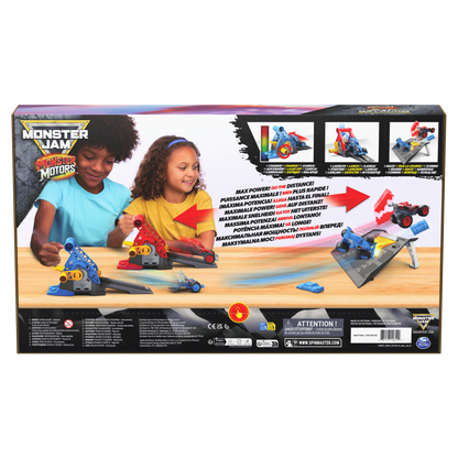 Monster Jam 1:64 Monster Motors Playset  - Kids Toy, Ages 3 and up