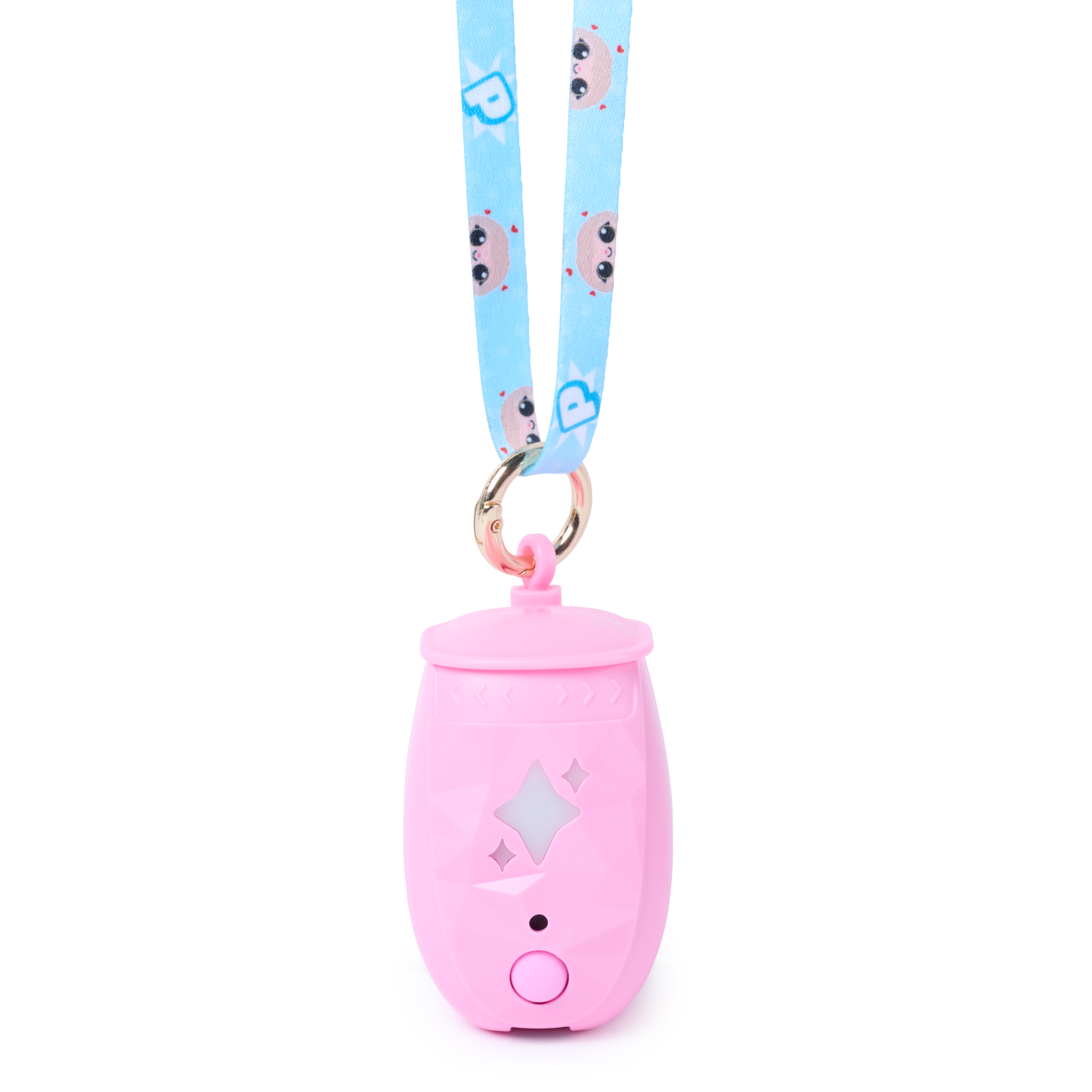 Peekimo Interactive Pet & Wearable Toy - Pink | Screen-Free Virtual Pet with 100+ Reactions